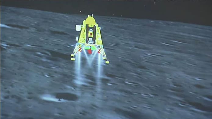 Chandrayaan-3's Successful Lunar Landing